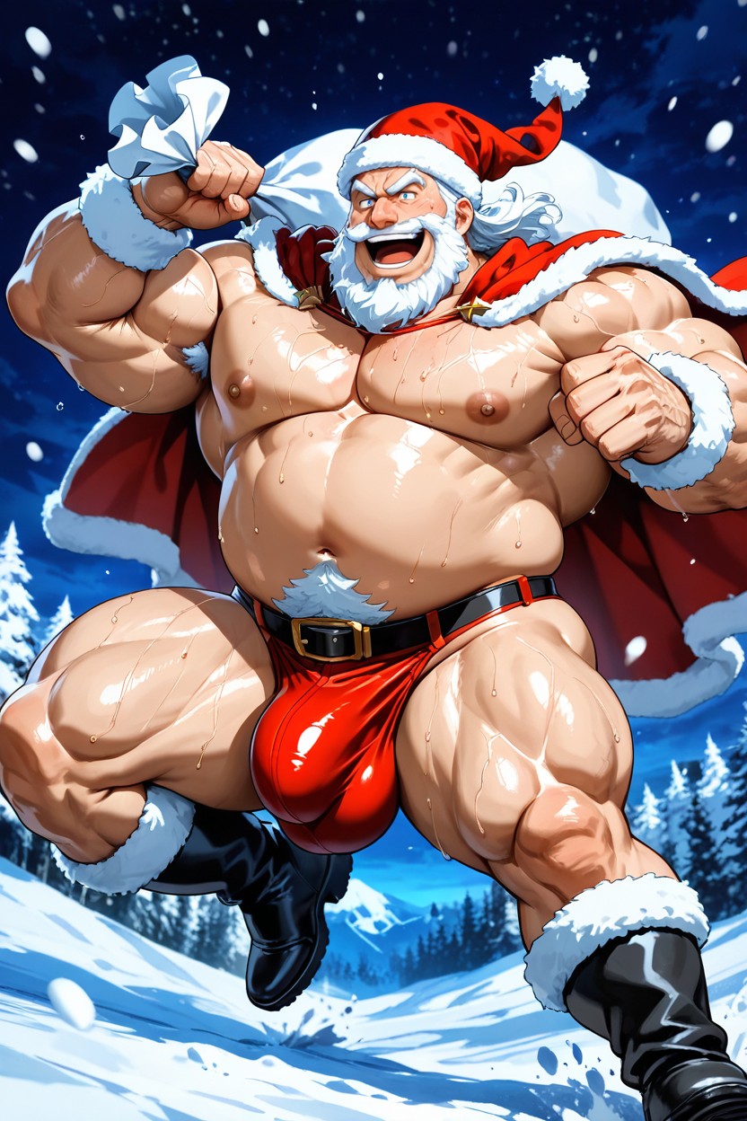 Fists Clenched, Fair Skin, Pecs Exposed Porno gay IA