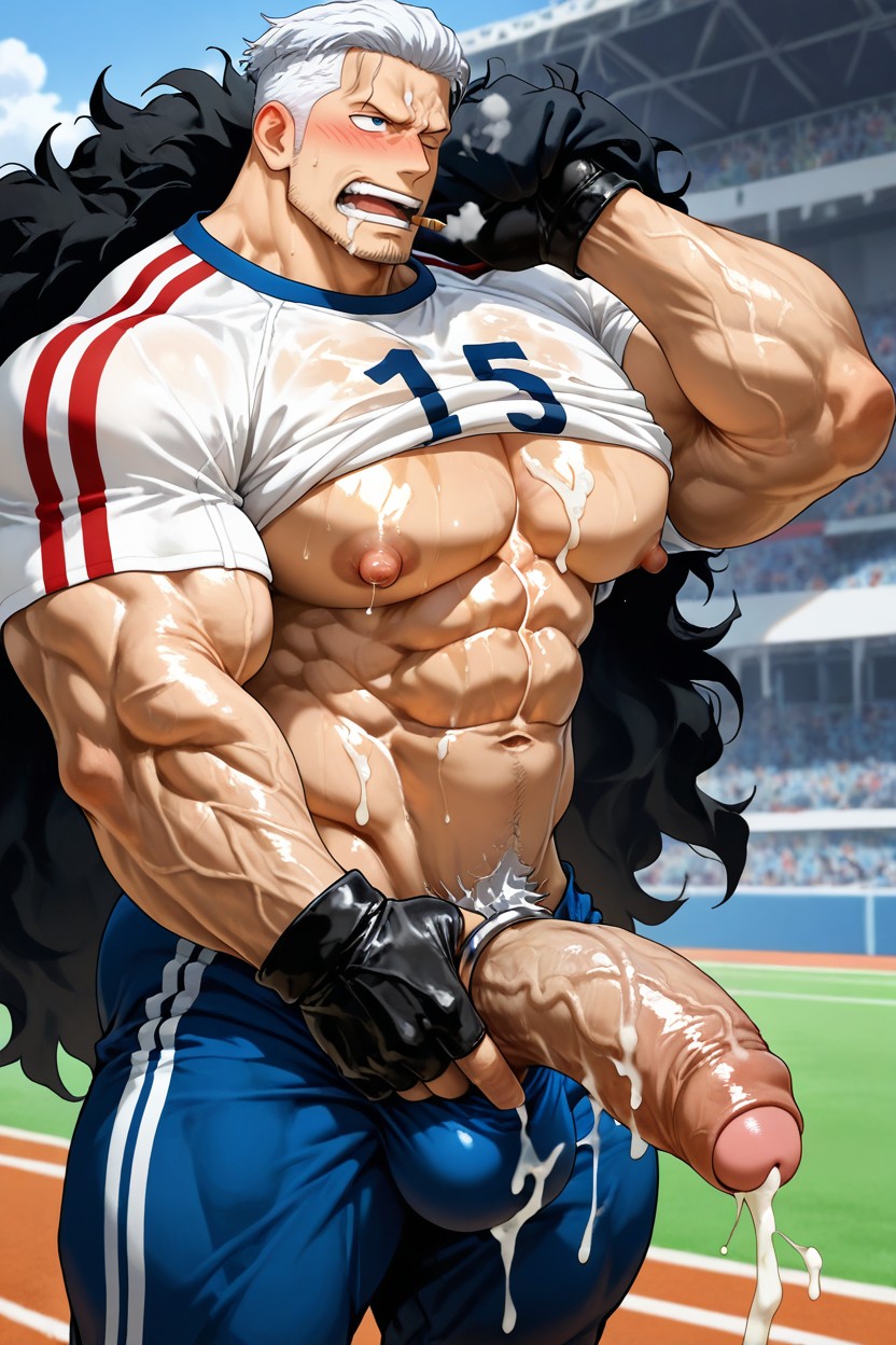 Hyper Exaggerated Gigantic Muscle Physique, Oversized Muscles, Muscular AI Gay Porn