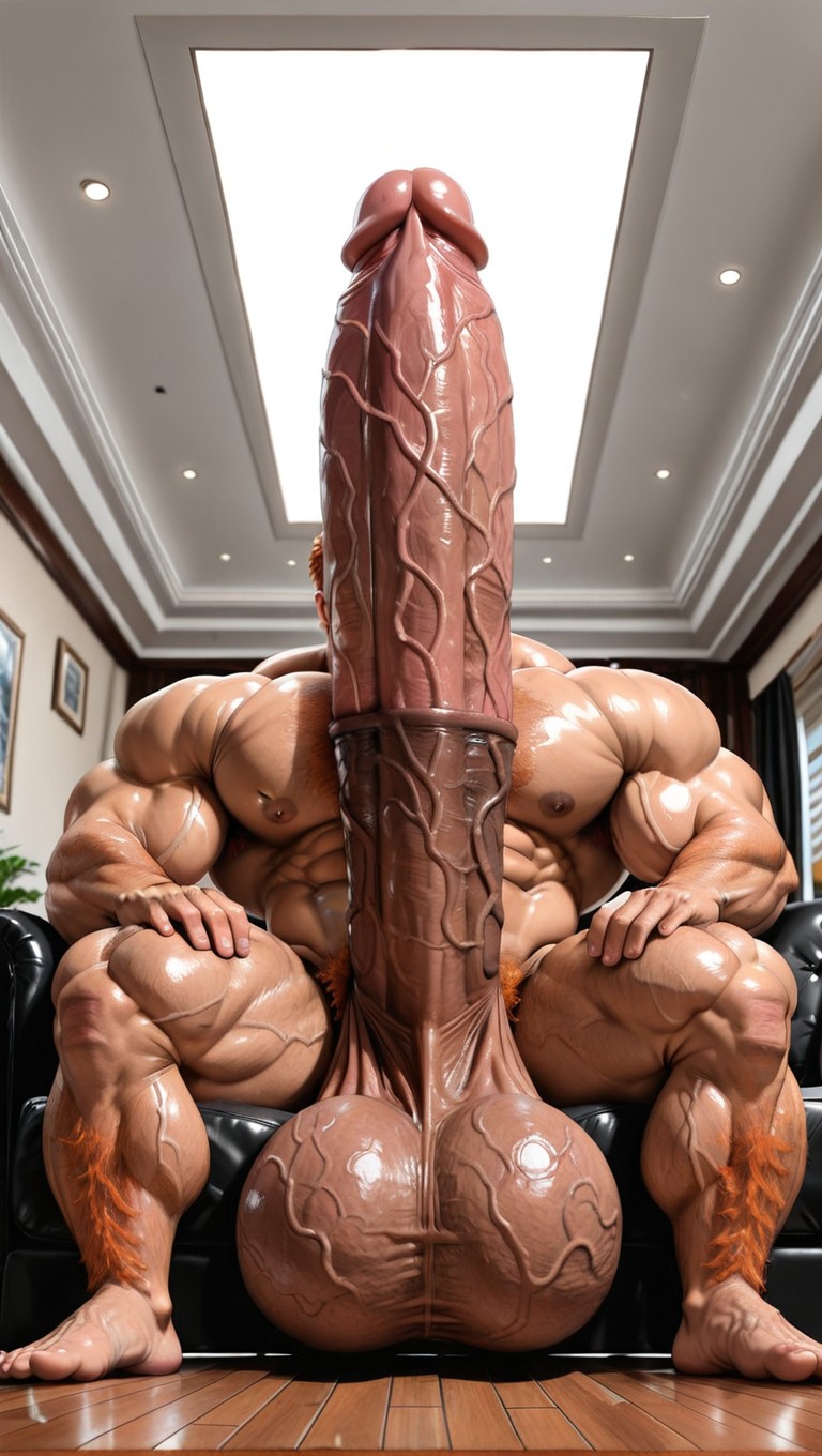 Macro Cock Much Bigger Than Body, Humongous Thick Penis, Hyper Cock Much Longer And Thicker Than Body Porno gay IA