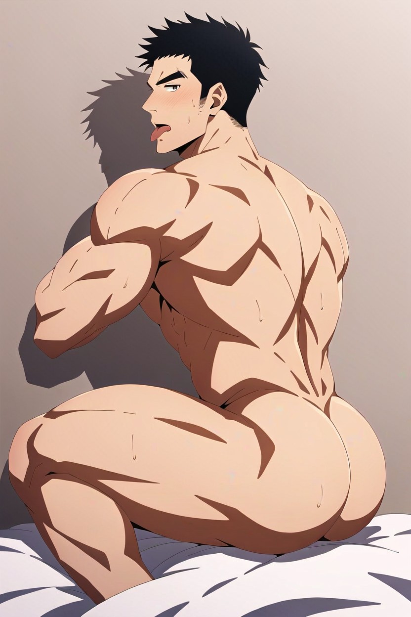 Torso Extended, Tall, Kneeling Porno gay IA