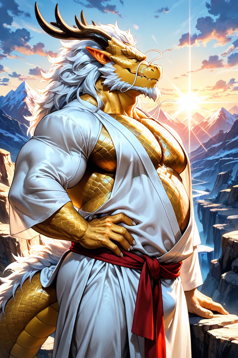 Looking Into The Distance, Majestic Face, Best Picture AI Gay Porn