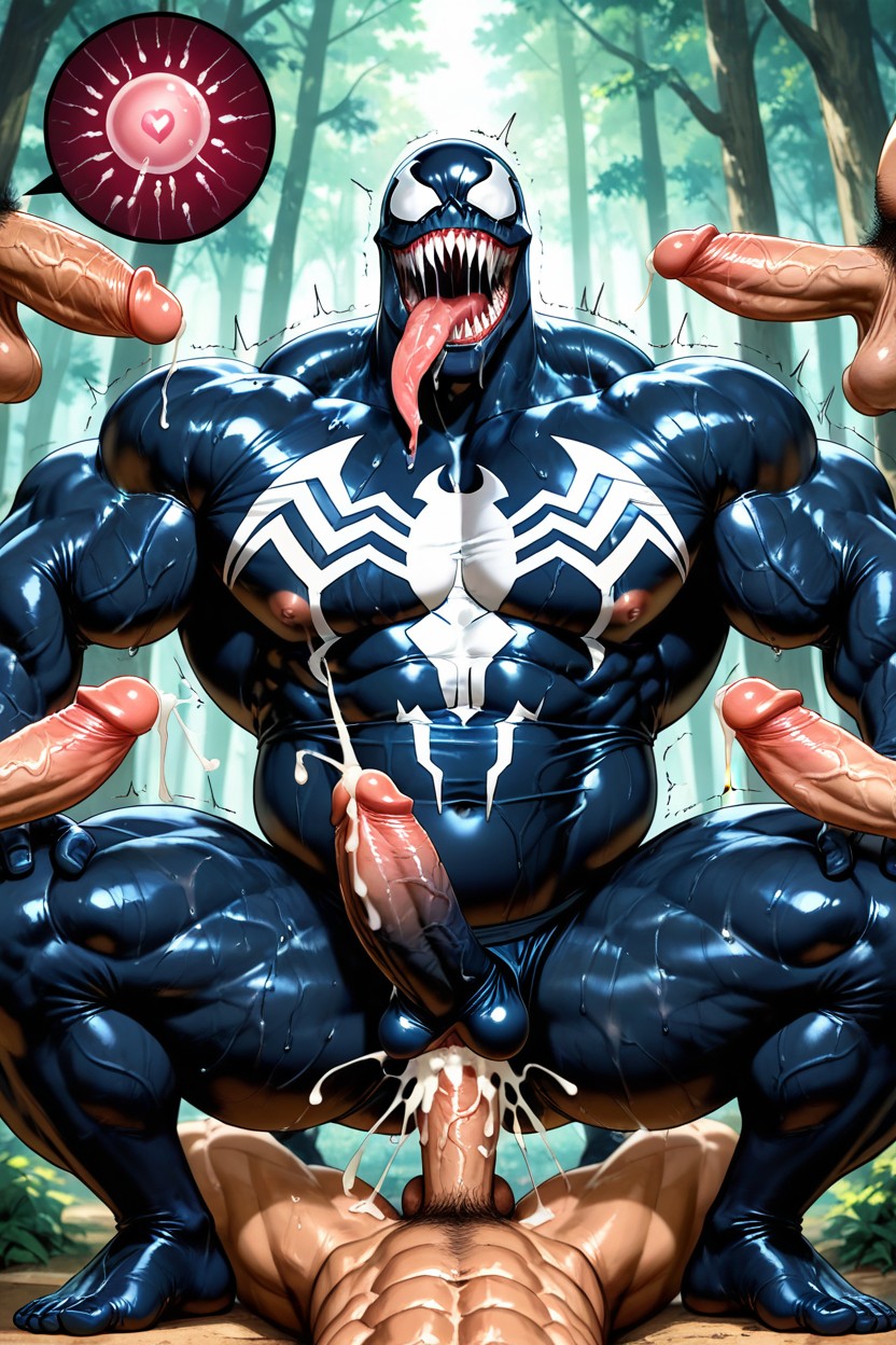 Large Muscular Arms, Male, Muscular Body AI Gay Porn