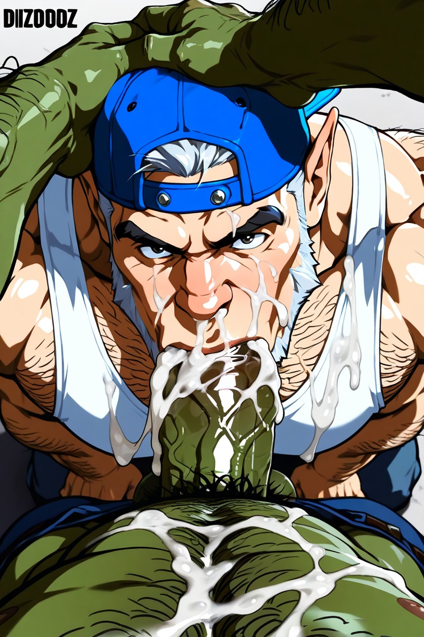 Cum In Hair, Orc Dick, Hyper Cum AI Gay Porn