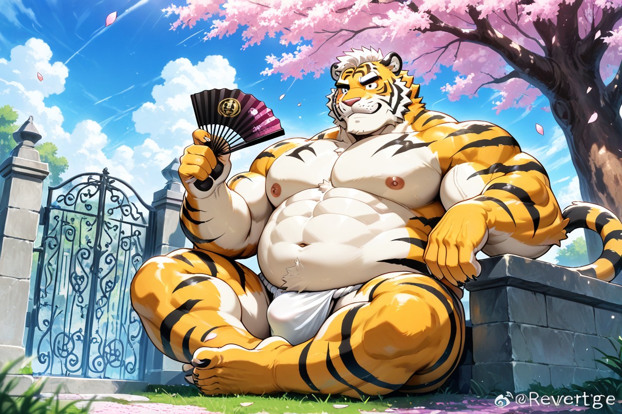 High Detail, Pink Petals Falling, Grass Porno gay IA