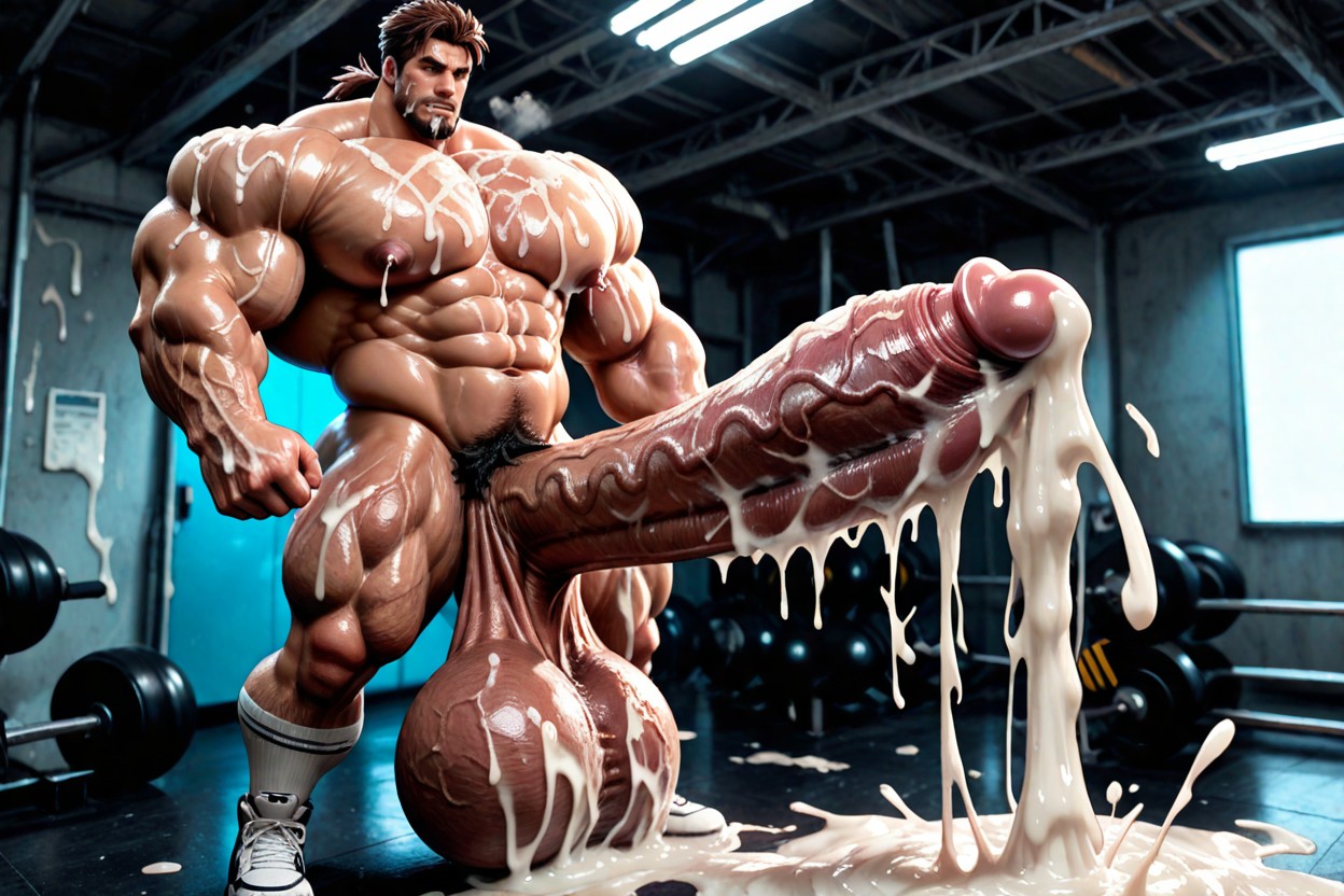 Hyper Cum, Cum On Legs, Hyper AI Gay Porn