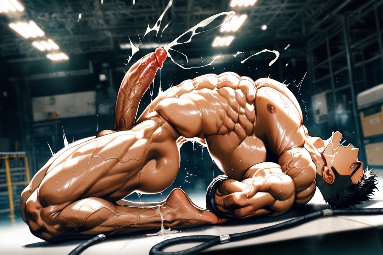 Oversized Muscles, Legs, Kpop Idol AI Gay Porn