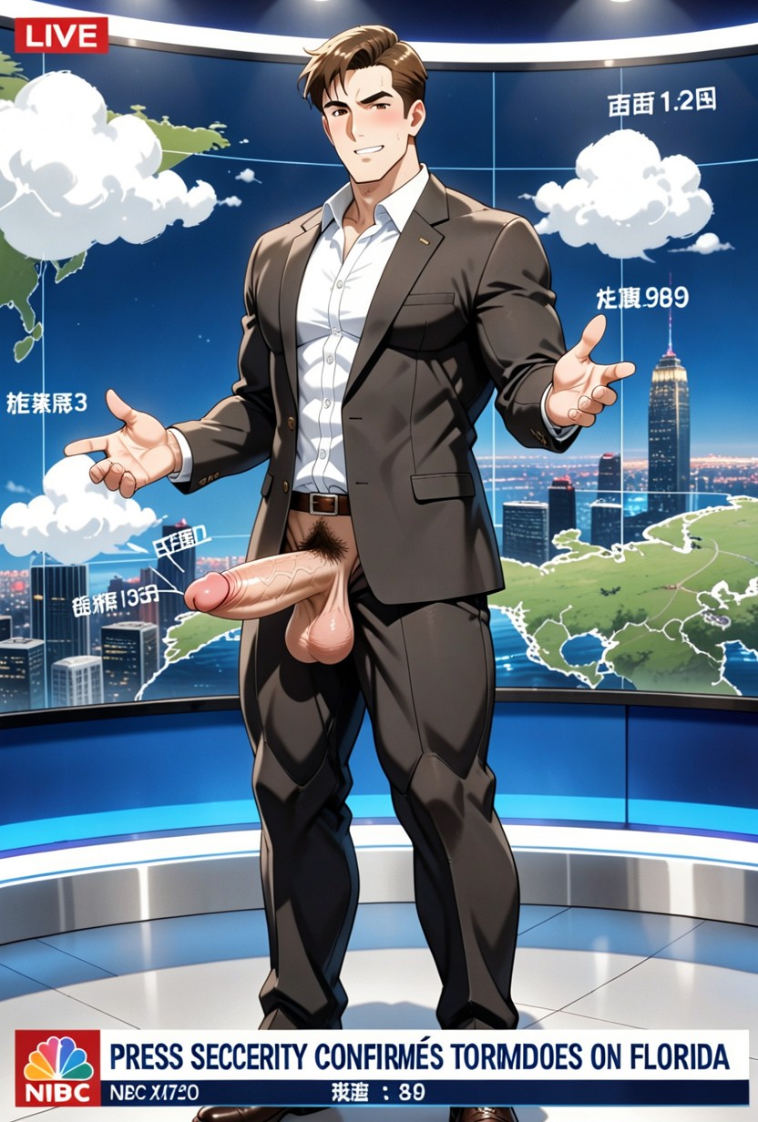 Extremely Tall, A Handsome Us Actor At The Of +, Muscular AI Gay Porn