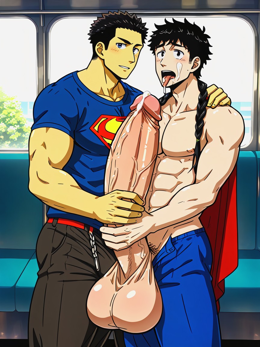 Beitemian, Hugging Cock, Male Only AI Gay Porn