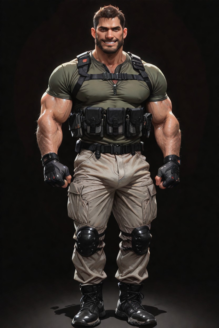 Style, Bubble Chest, Hard Shadows AI Gay Porn