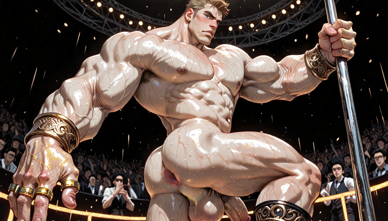 Heavy Balls, Squeezable, Long Neck AI Gay Porn