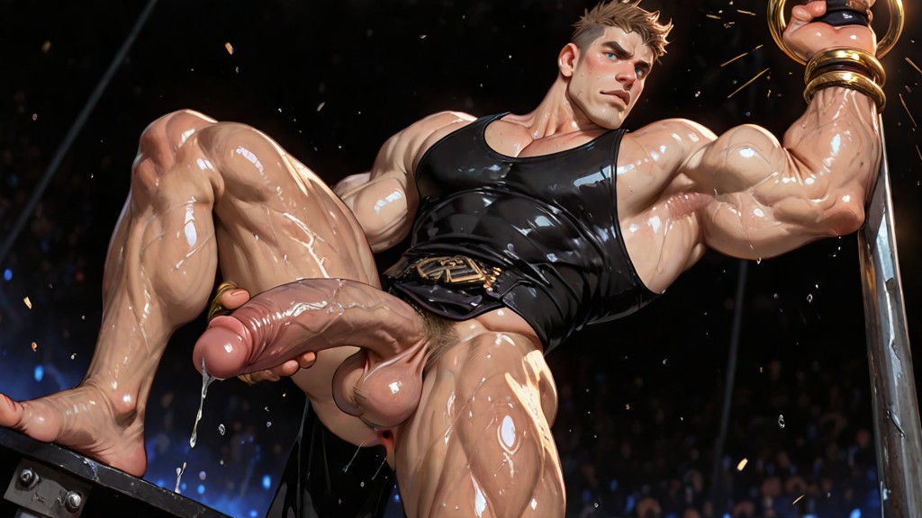 Square Jaw, Stretching Puffy Anus From Behind, Gay Fit Males Sex / Man Get Fucked/gygantic Anus Dilatation AI Gay Porn