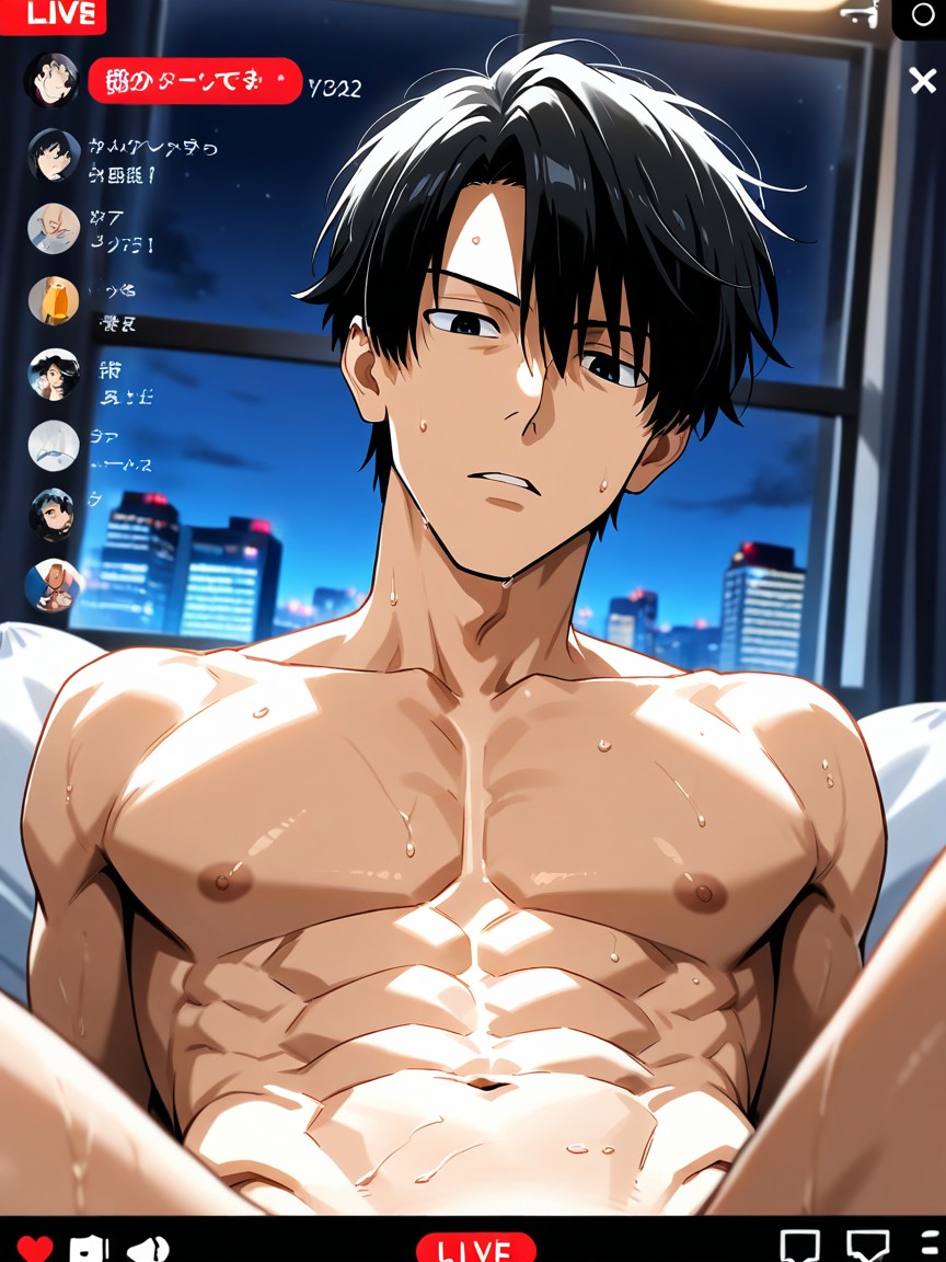 Gay, Love Hotel Room, Sweat Porno gay IA