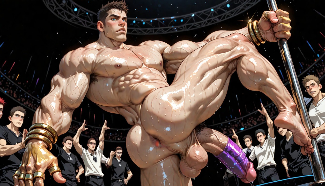 Scary, Heavy Balls, Massive Gigantic Cocks AI Gay Porn