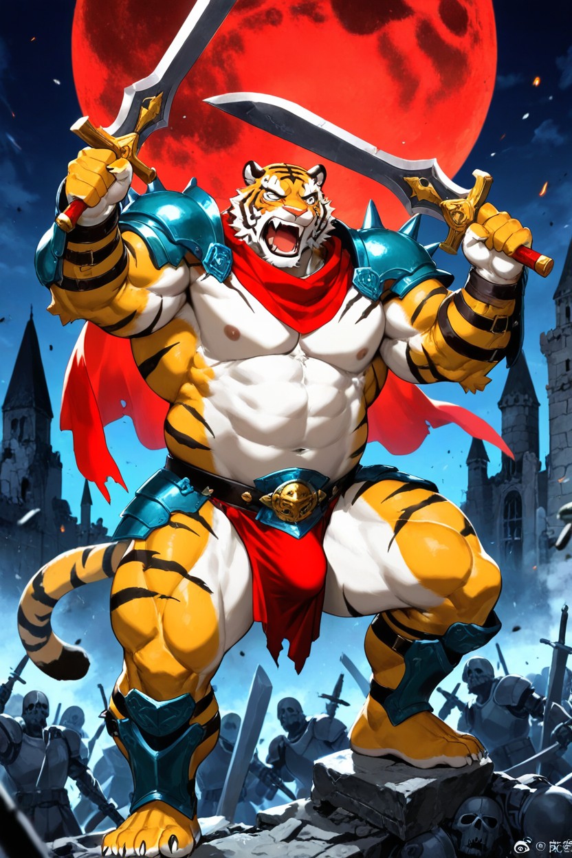 Armored Pauldrons, Accurate Fingers, Metal Arm Guards Porno gay IA