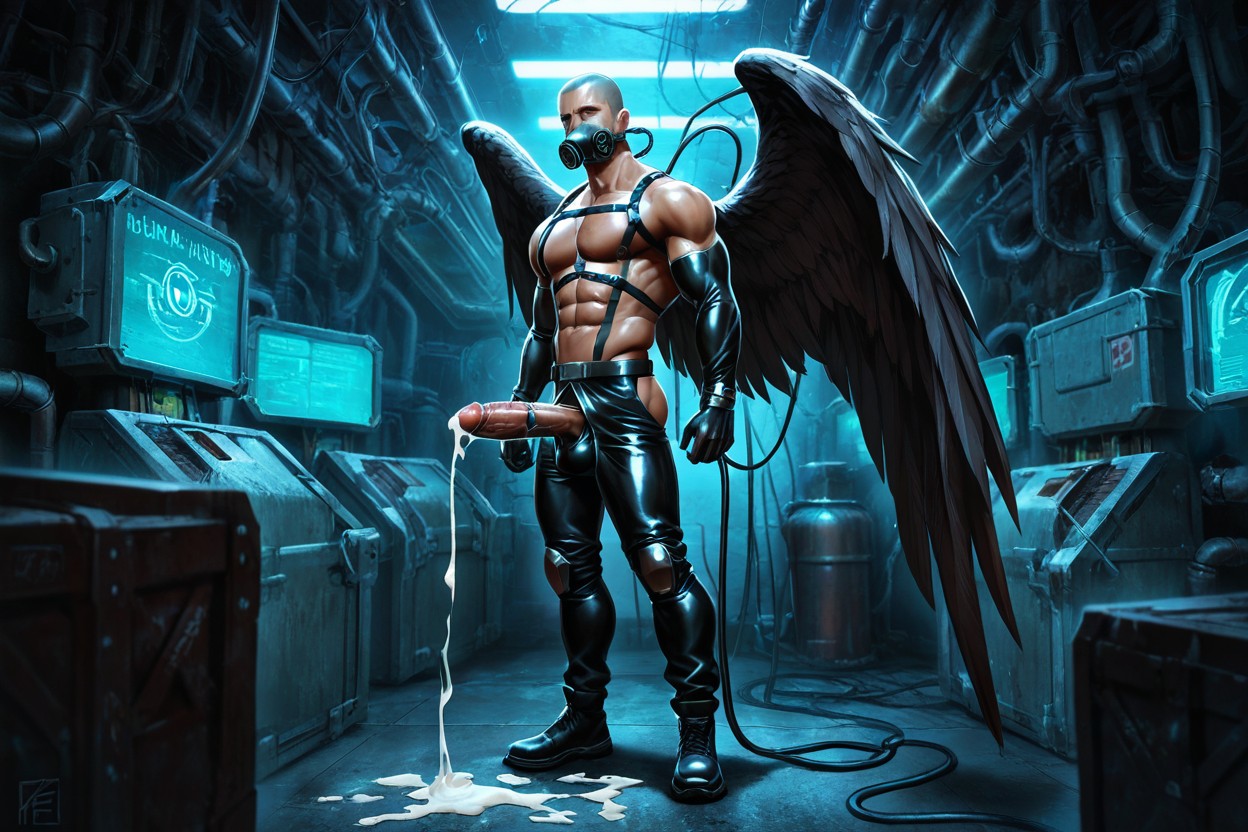 Heavy Glass Collection Flasks, Captive Male Avariel, Spinal Cables AI Gay Porn