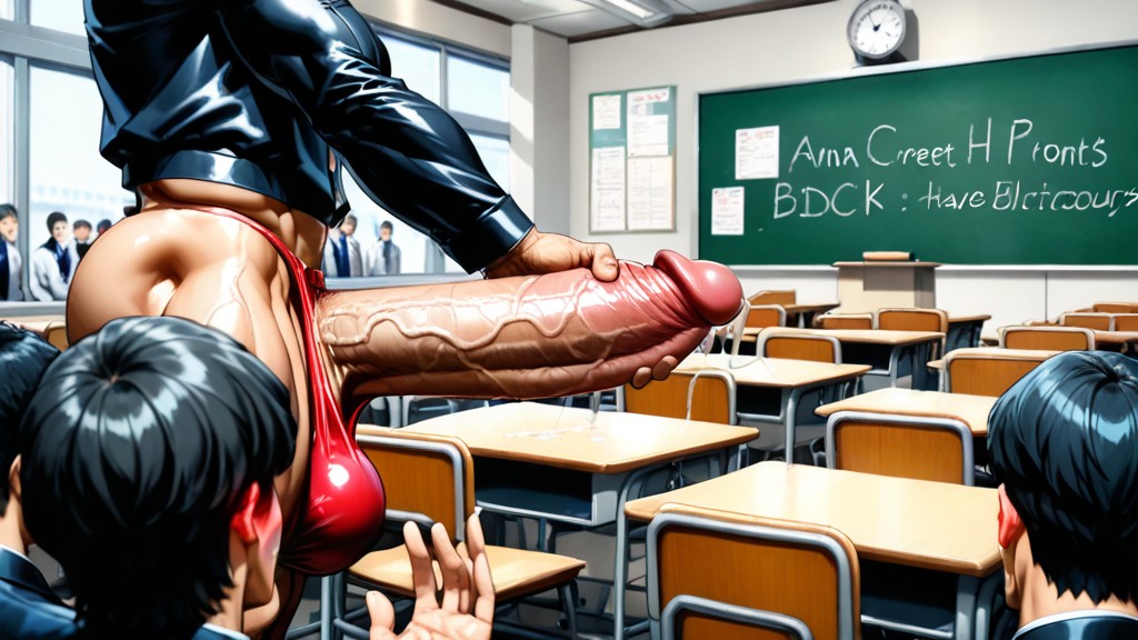 Bottom Up (upskirt), Academic, Handjob AI Gay Porn