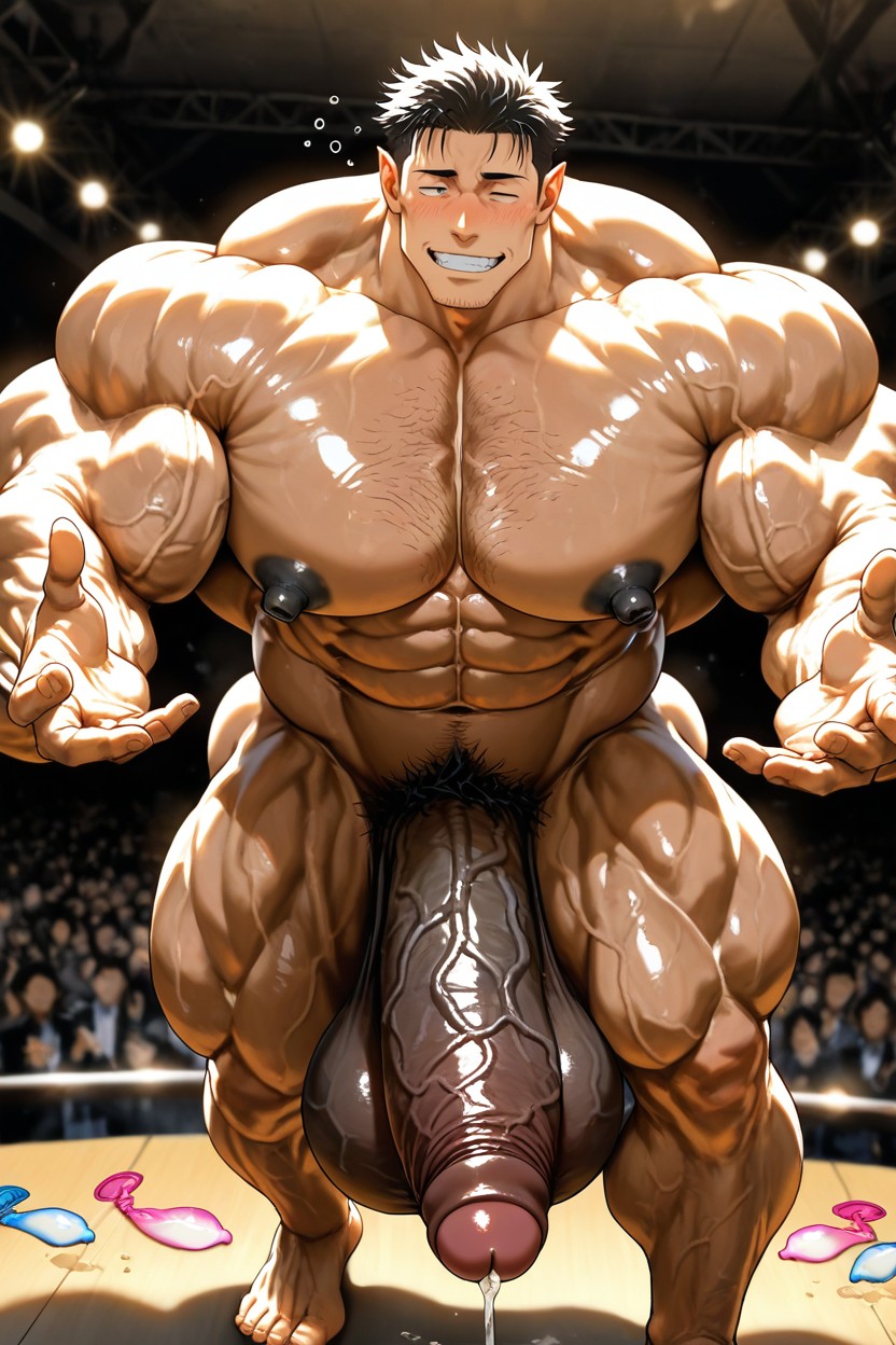 Penis Plusation, Oversized Muscles, Exquisite Tonal Range AI Gay Porn