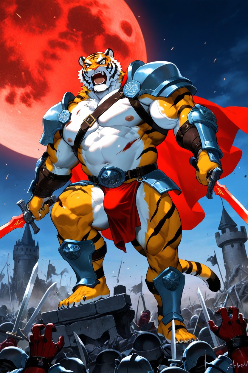 White Belly, Kuronezumi, Black Stripes On Yellow Fur AI Gay Porn