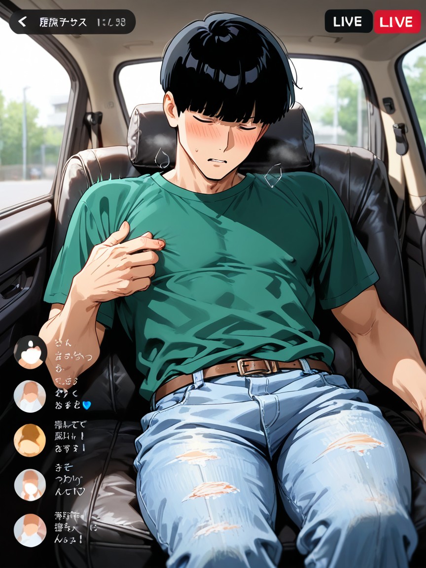Gay Porno, Midday, Car Interior Porno gay IA