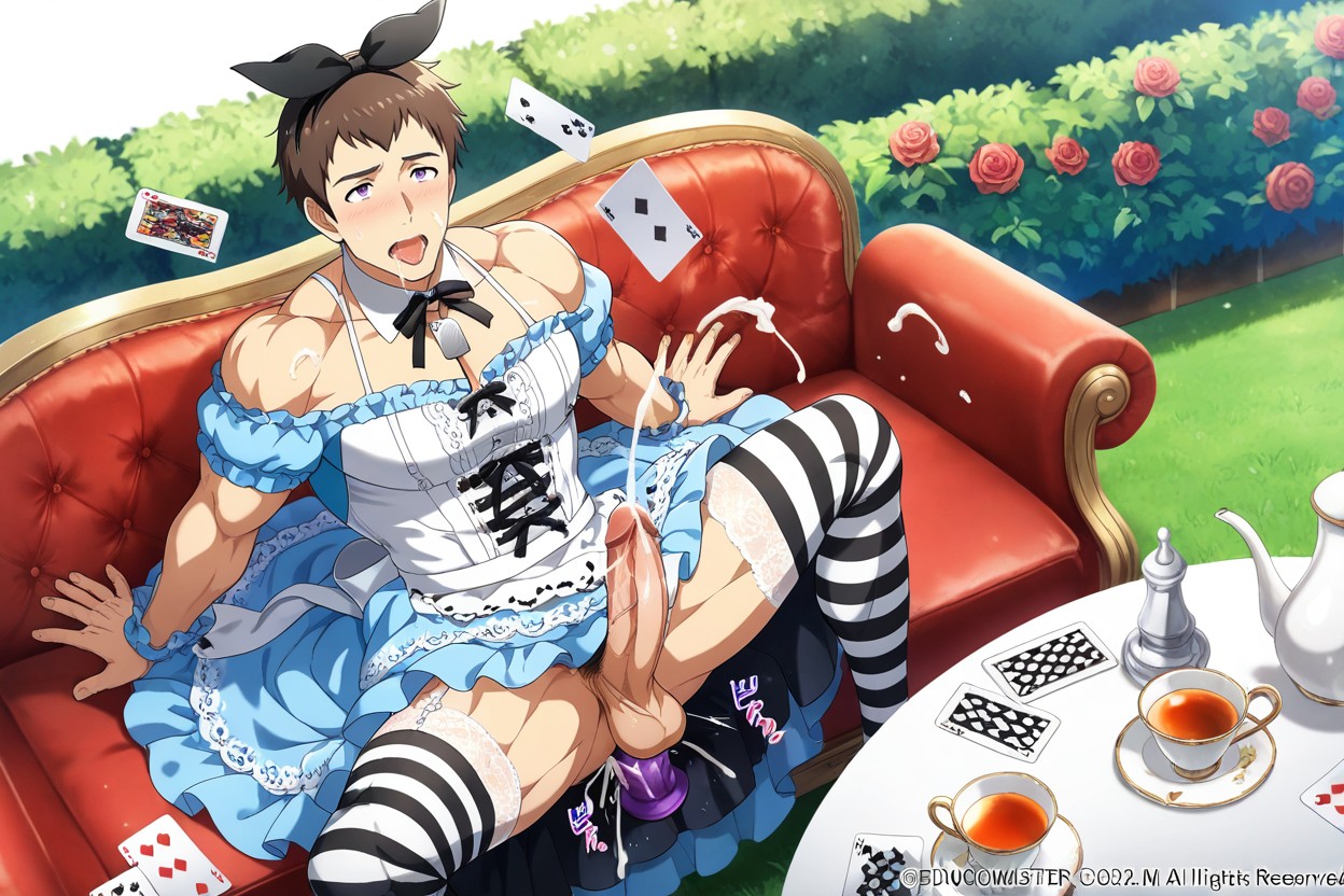 Open Mouth, Sound Effects At Dick, Card Game AI Gay Porn