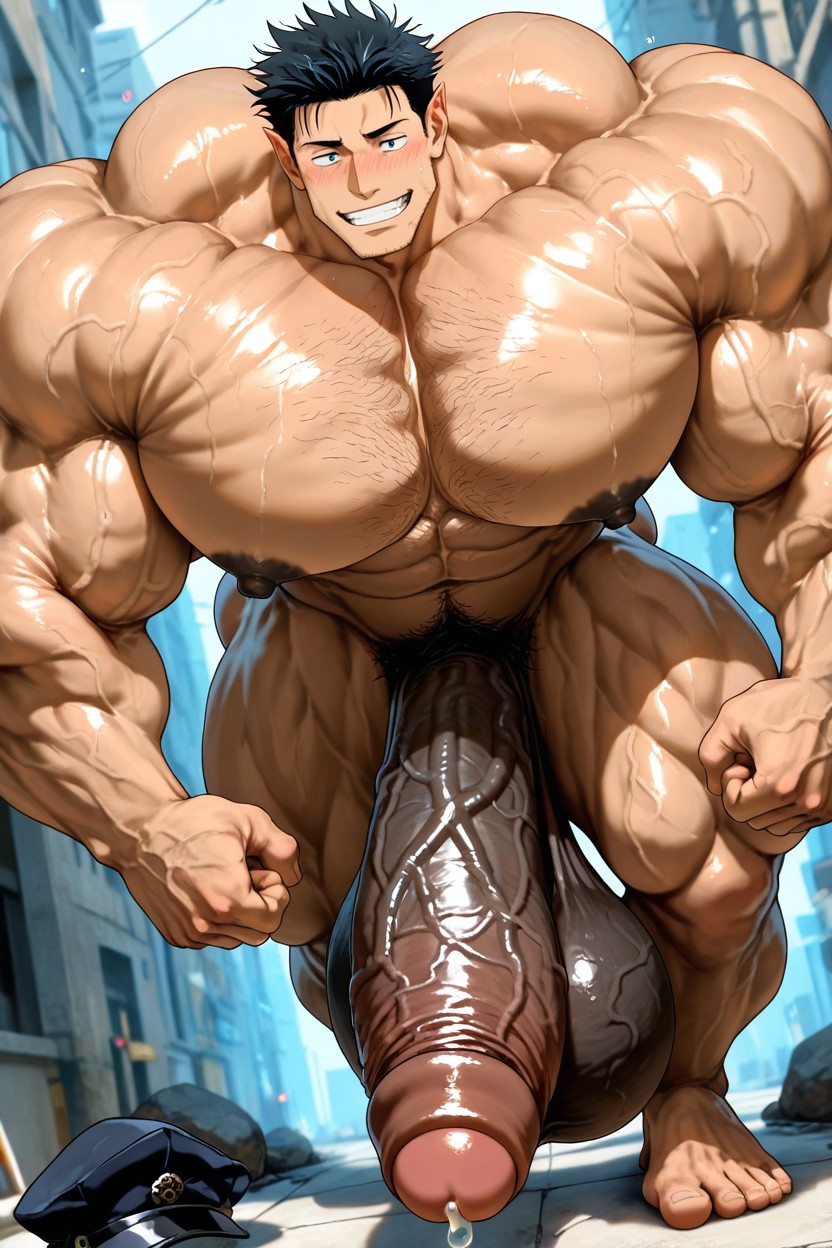 Hairy, Humind Air Black Penis, Zoom Out AI Gay Porn