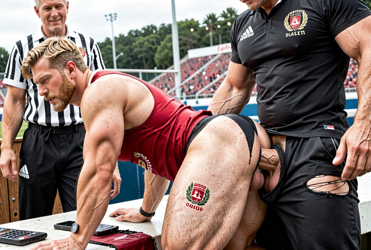 Coach Get Fucked In The Thight Ass, Gay Men, Staying Behinde Porno gay IA