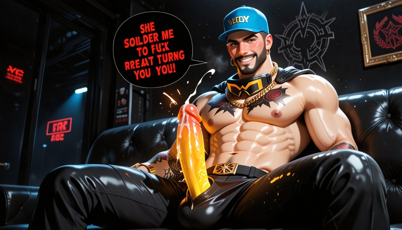 Horny, Muscular Athletic Build With Sweaty Oiled Glistening Muscles, Preparing To Dominate You Porno gay IA