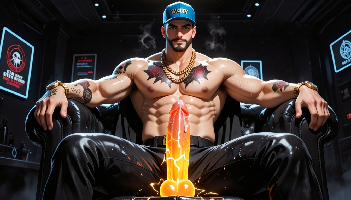 Vip Club, Mouth Slightly Open In Control, Text On Wall "beg Danny To Fuck" Mateo Porno gay IA