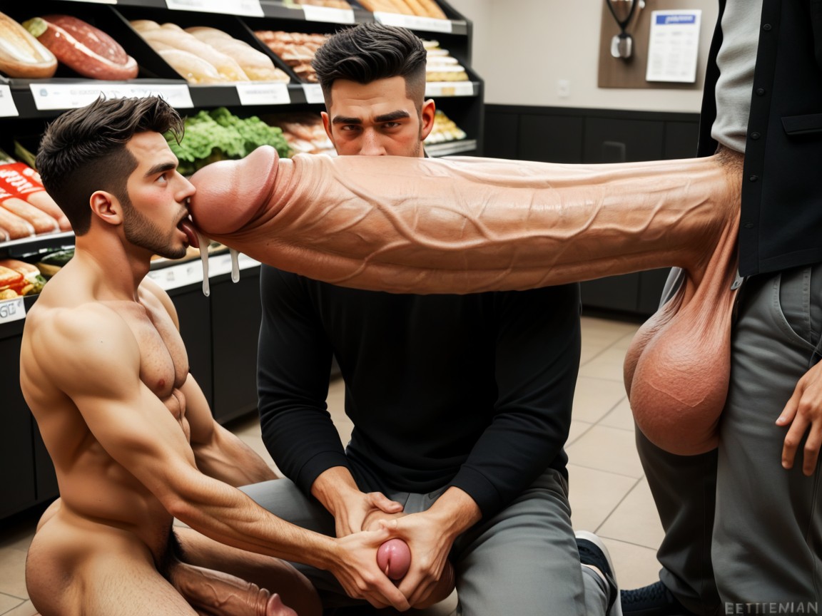 Opposite Each Other, Only Males, Beitemian AI Gay Porn