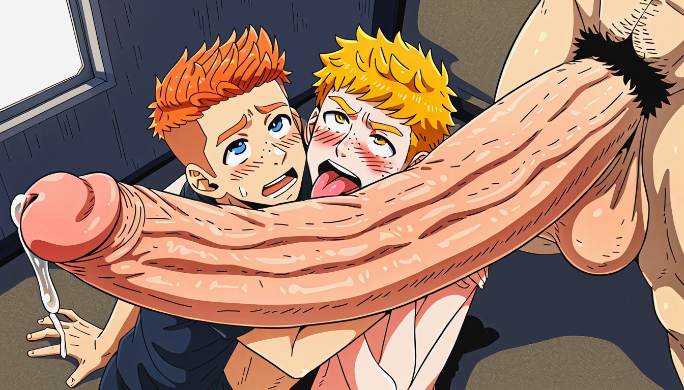 Helping Hand, Facing Him, Angular Features Porno gay IA