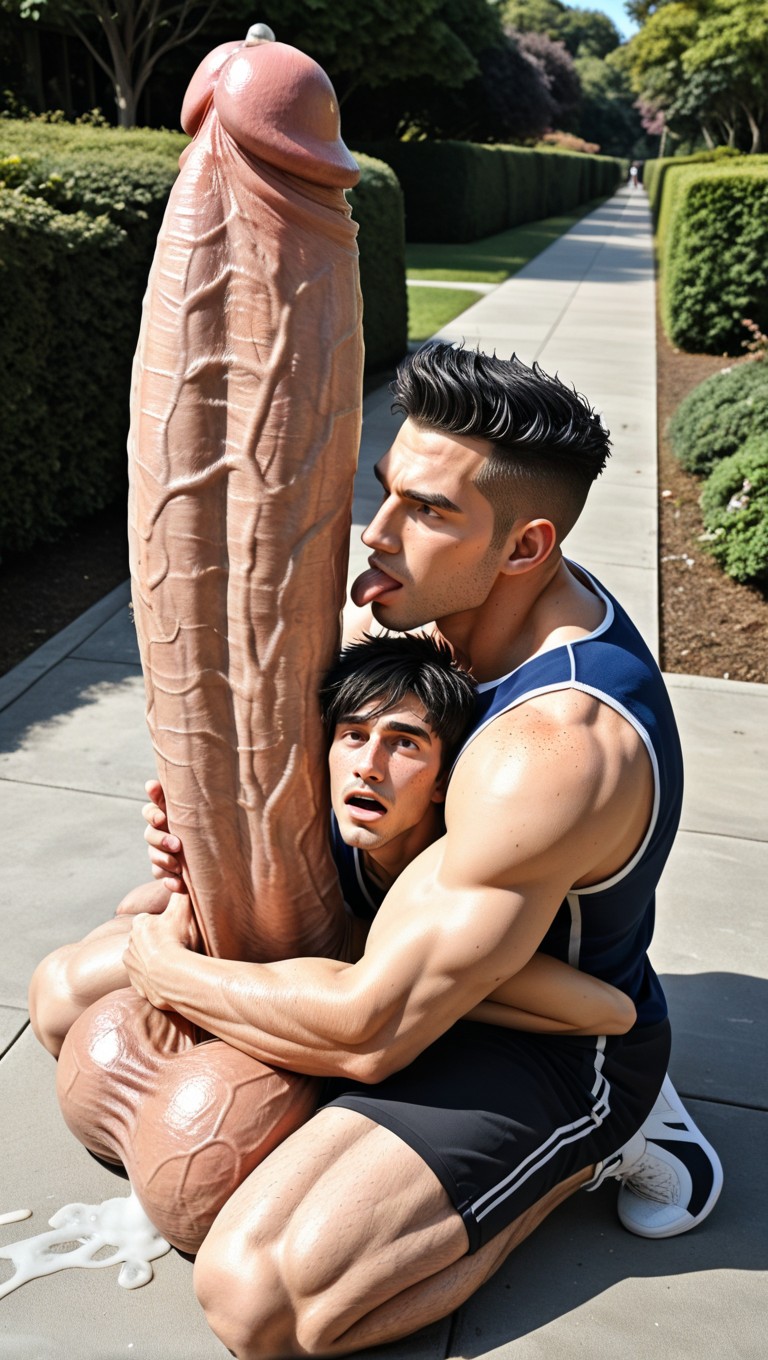 Kneeling Or Sitting Or Standing, Blowjob Position, Hq AI Gay Porn