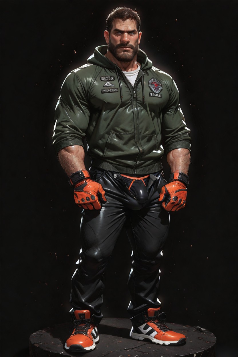 Orange Sport Gloves, Big Areola, Rokudenashi AI Gay Porn