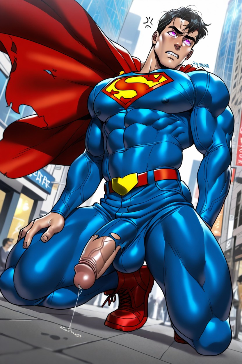 Blue Tights And Red Boots, 25+, Superman AI Gay Porn