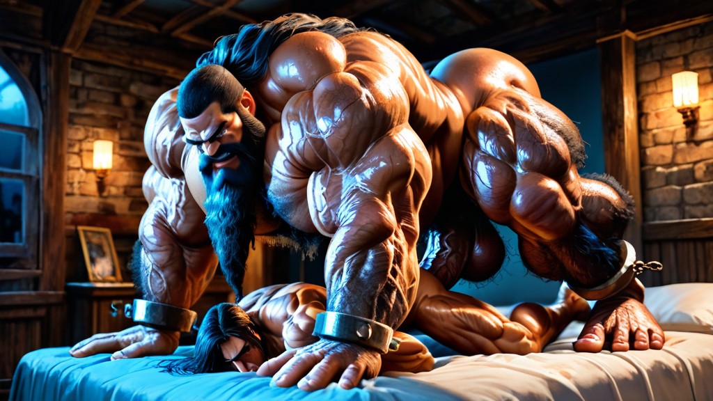 2 Personas, Correct Anatomy, Very Sweaty And Oiled Porno gay IA