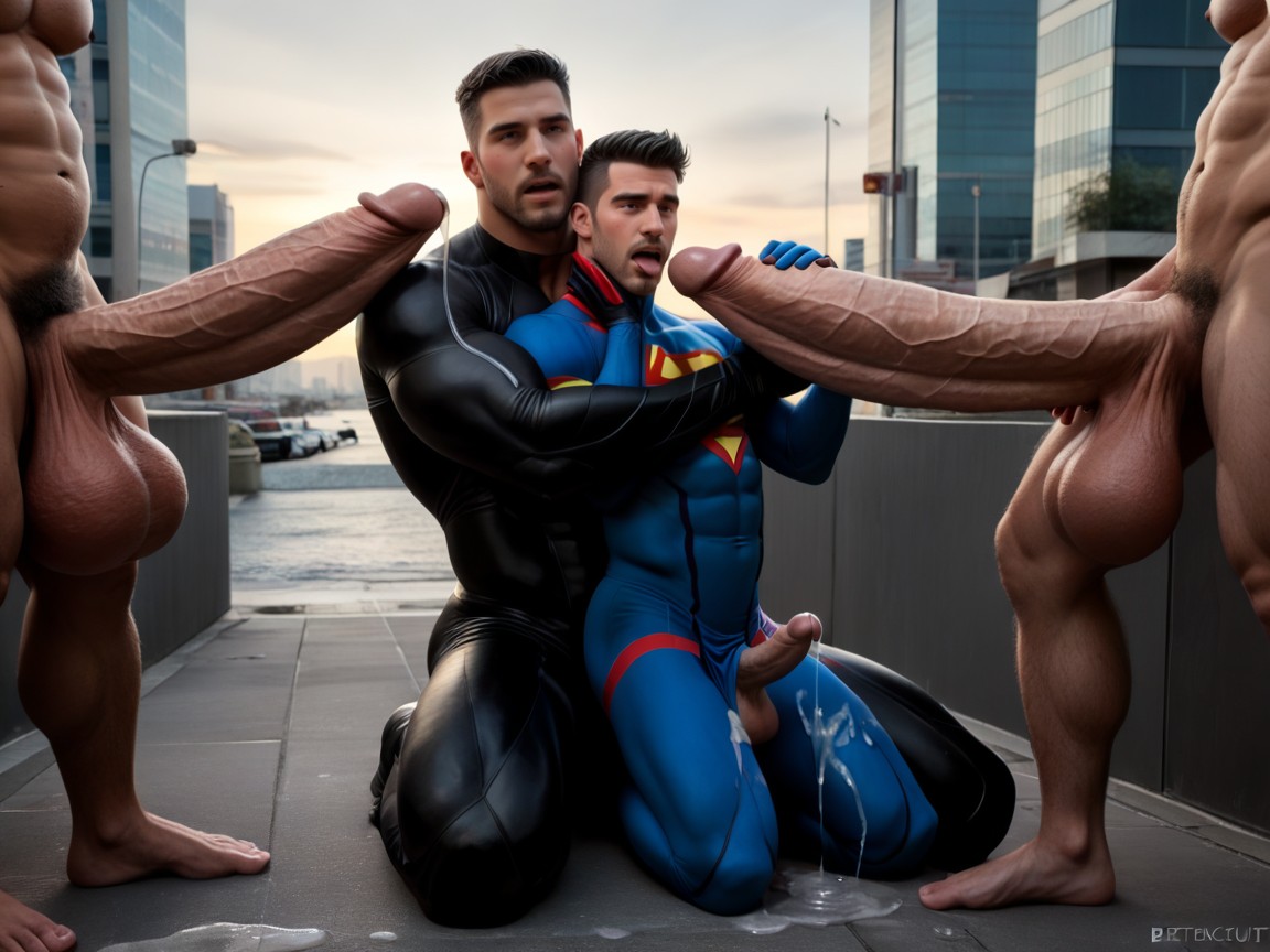 Cock Much Bigger And Taller Than Him, Yaoi, Cock Taller And Thicker Than Body AI Gay Porn