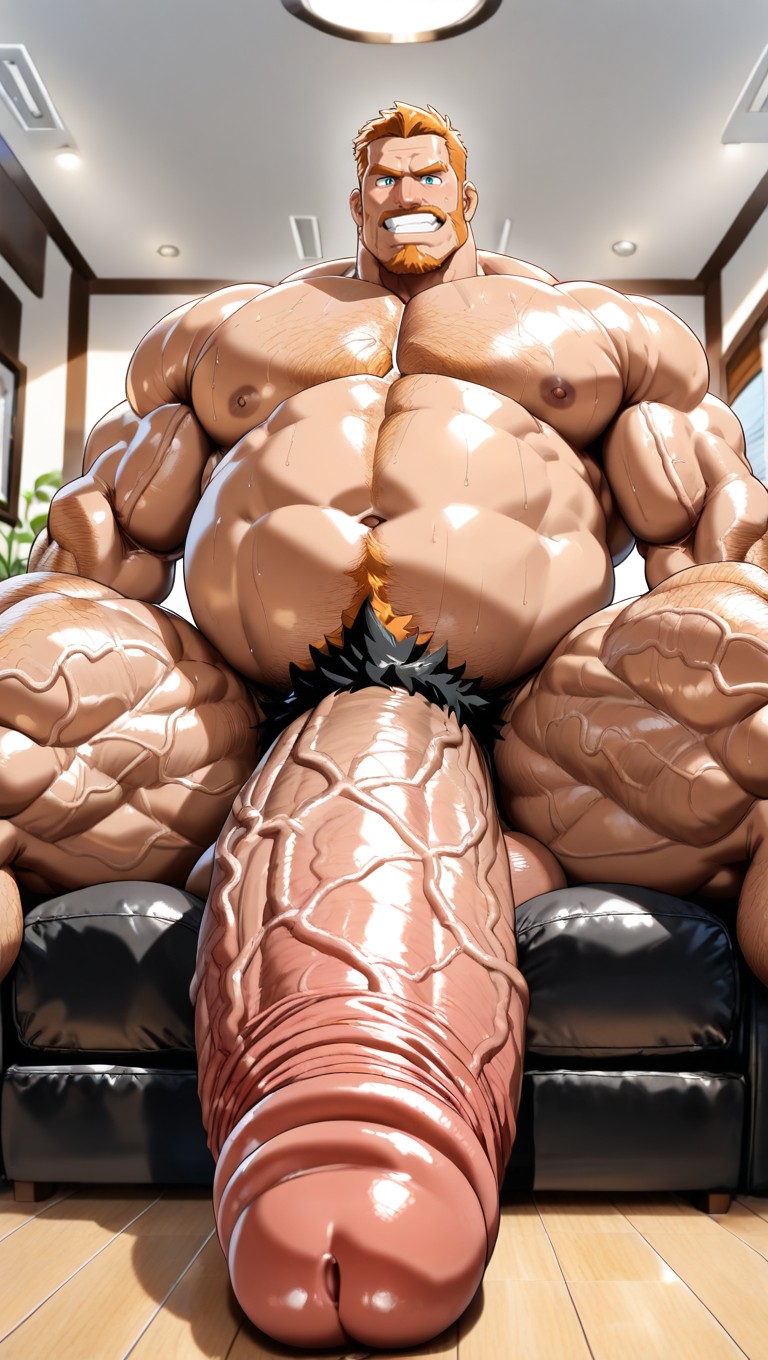 Extremely Girthy Giant Penis, Extremely Massive Hyper Penis, Ultra Wide Hyper Macro Penis AI Gay Porn