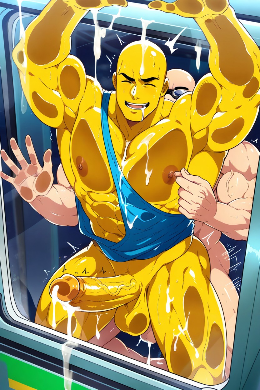 No Underwear, People, Very Muscular Porno IA Gay