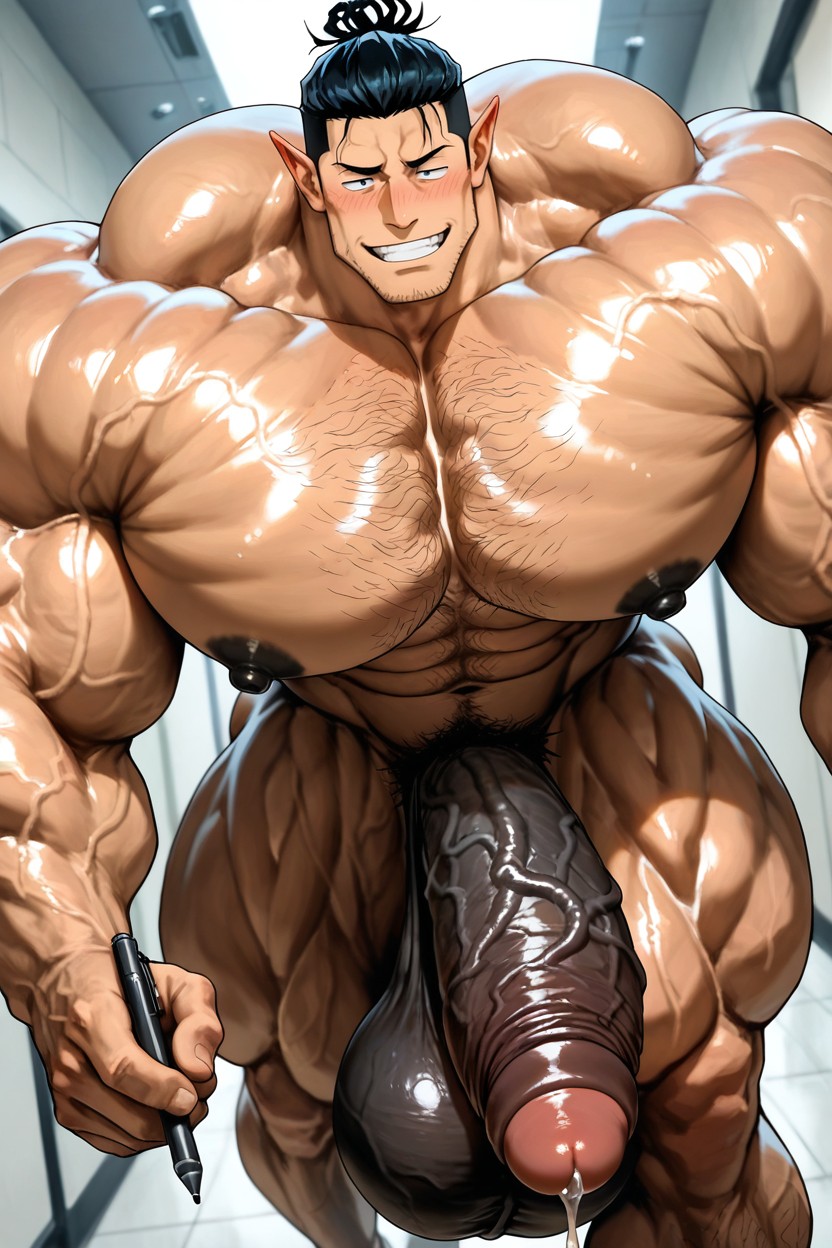 Faceless Male, Exquisite Tonal Range, Oversize Muscle Porno IA Gay