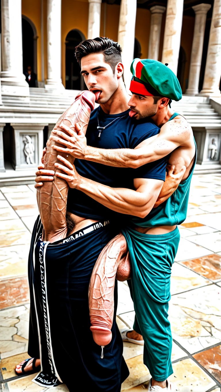 Impossibly Long And Thick Giant Growing Uncut Hyper Cock, Hugging Cock, Oversized Giant Balls Porno gay IA
