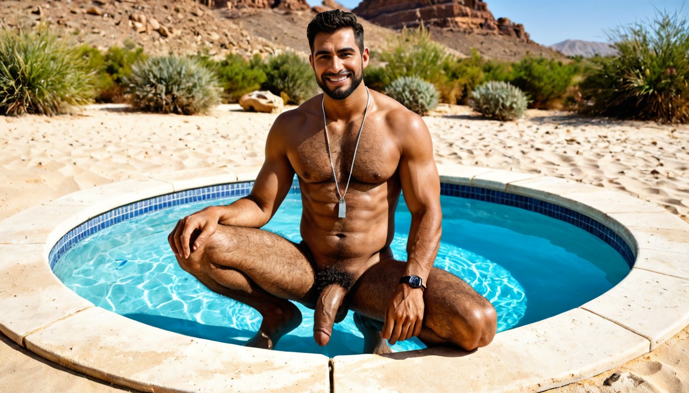 Ripped, Natural Human Photo, Excessive Hairy Chest Porno IA Gay