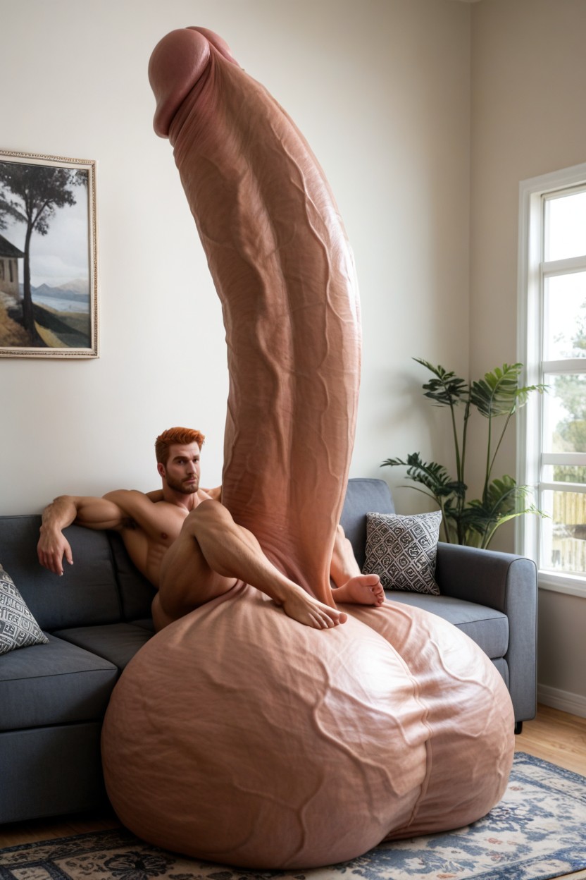 Hyper Balls, With Cock Growth, Oversize Gigantic Hyper Penis Porno gay IA