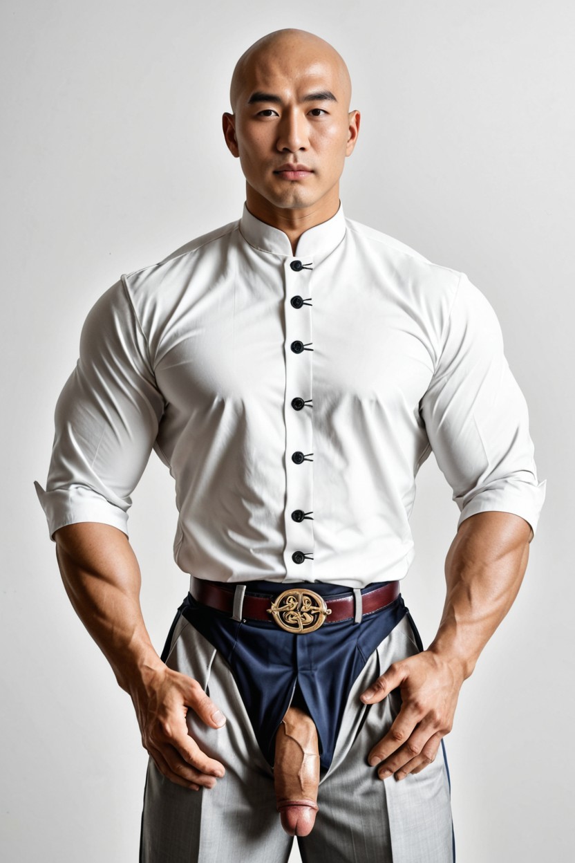 Polished And Professional Appearance, Trousers Worn Normally At The Natural Waist, Trousers Fully Worn And Properly Fastened AI Gay Porn