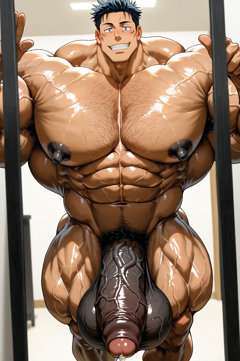 Three Quarter View, Random Pose, Testicles Porno gay IA