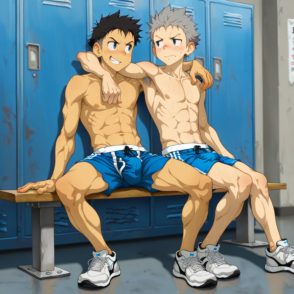 Looking At Each Other, 18+, Sitting Side By Side Porno gay IA