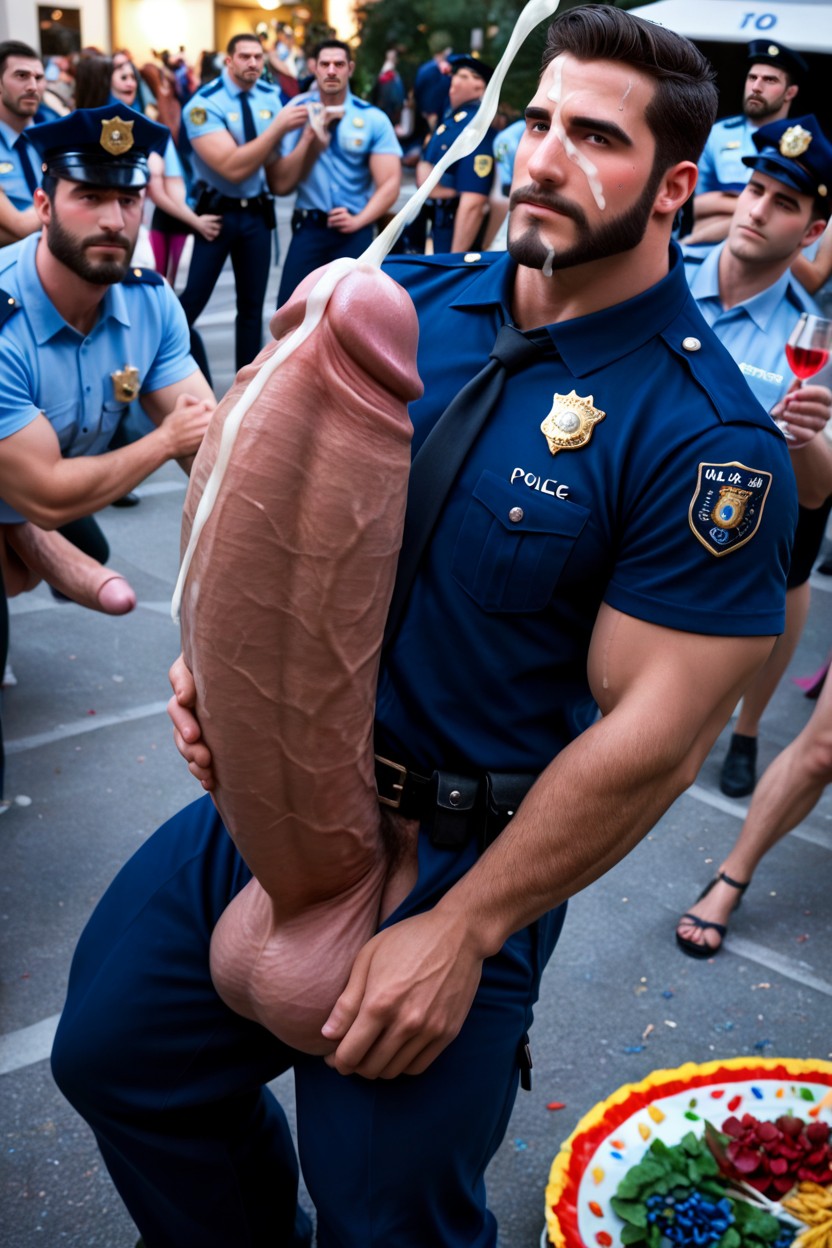 Gigantic Growing Cock, Gigantic Growing Cock, Beard AI Gay Porn
