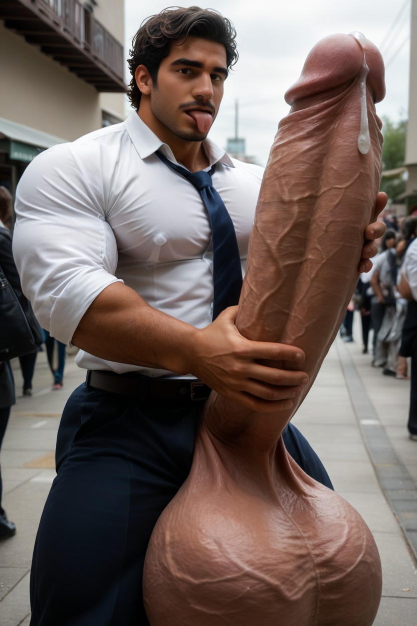 Award-winning Photograph, In Public, Professional Photograph AI Gay Porn