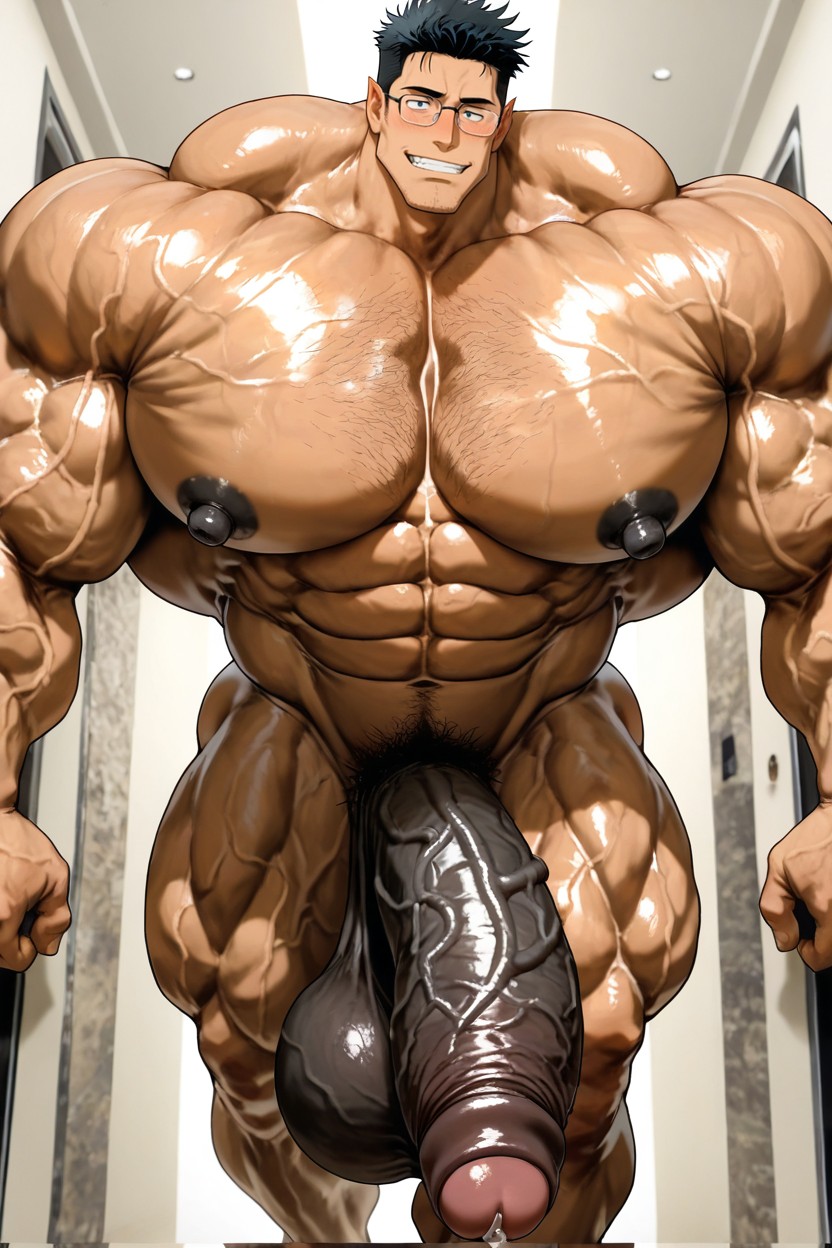 Masculine, Toji Fushiguro From Jujutsu Kaisen, Pubic Hair Porno gay IA
