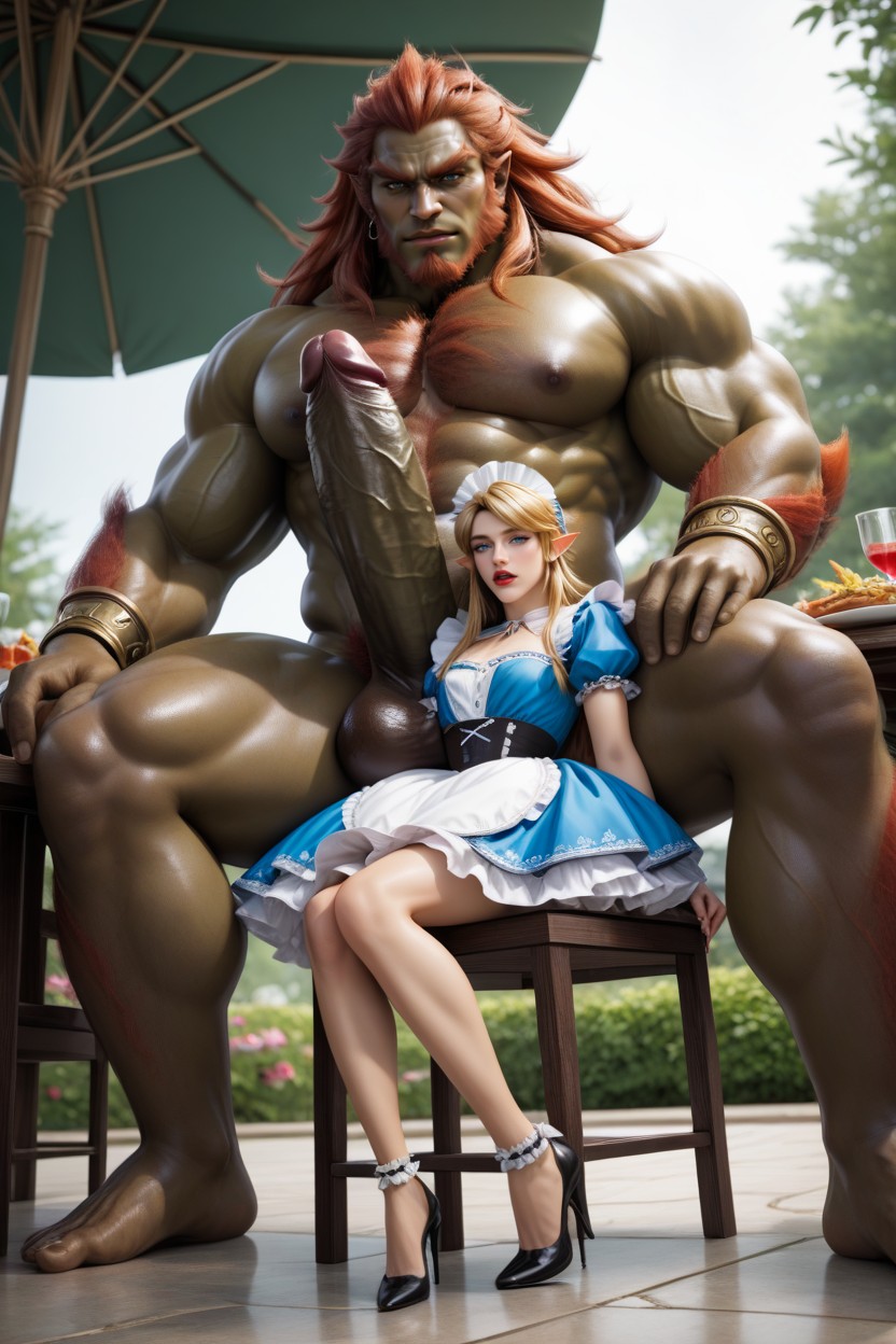 Pretty Makeup, Oiled Skin, One Link From Breath Of The Wild Porno gay IA