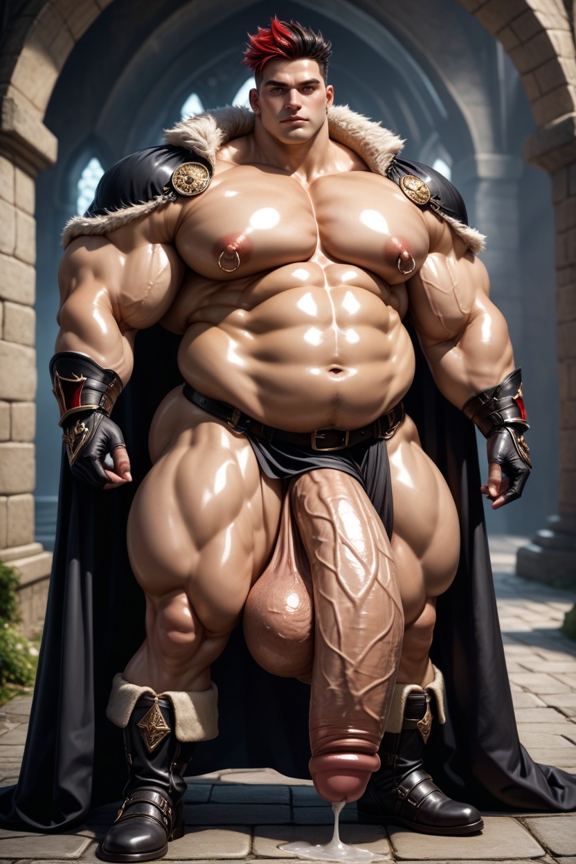 Messy Hair, Holding Sword, Pierced Nipples Porno gay IA