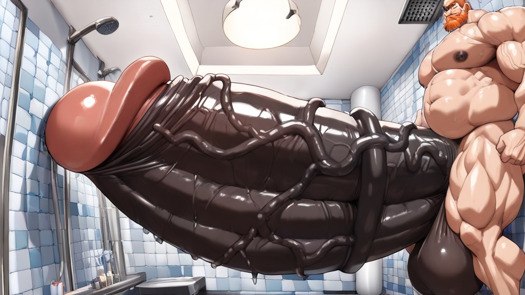 Thick Cock, Hyper Growth, Impossibly Large Macro Penis AI Gay Porn